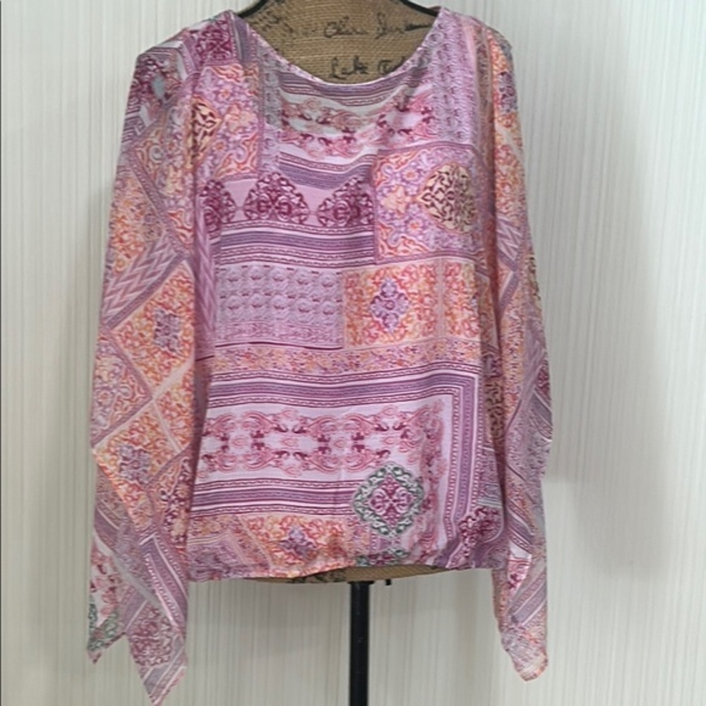Chico's Multicolor Patterned Blouse - image 1